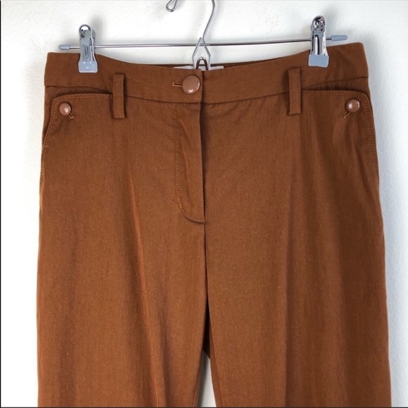 3.1 PHILLIP LIM Wide Leg Button Pocket Trousers size 4 - Picture 5 of 10